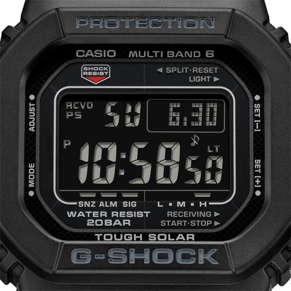 G-SHOCK Gショック ORIGIN オリジン 5600 カシオ CASIO 電波 ソーラー デジタル 腕時計 オールブラック GW-M5610U-1B 逆輸入海外モデル｜inst｜02