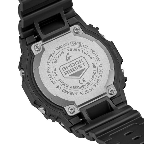 G-SHOCK Gショック ORIGIN オリジン 5600 カシオ CASIO 電波 ソーラー デジタル 腕時計 オールブラック GW-M5610U-1B 逆輸入海外モデル｜inst｜05