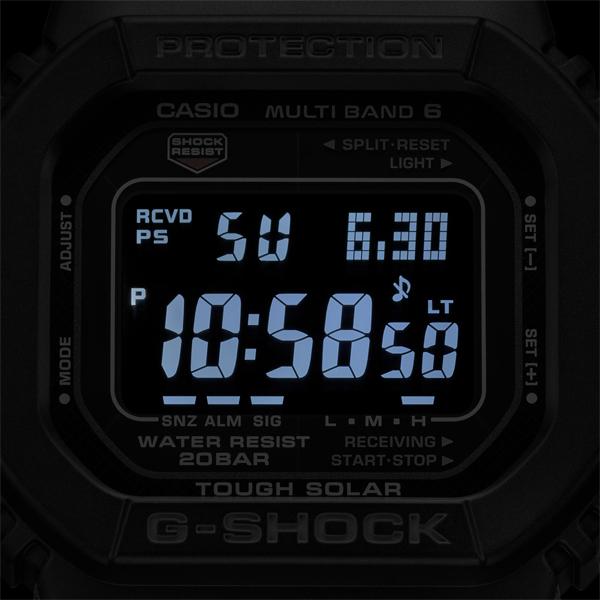 G-SHOCK Gショック ORIGIN オリジン 5600 シリーズ カシオ CASIO 電波 ソーラー デジタル 腕時計 オールブラック GW-M5610U-1BJF 国内正規モデル｜inst｜07