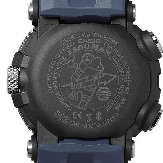 【美品】G-SHOCK GWF-A1000-1A2JF ブルー　ブラック G-SHOCK Gショック マスターオブG フロッグマン スマートフォンリンク