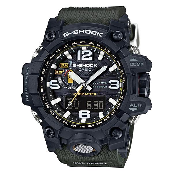 極美品 G-SHOCK GWG-1000-1A3JF マッドマスター カーキ G-SHOCK Gショック マスターオブG マッドマスター カシオ CASIO 電波