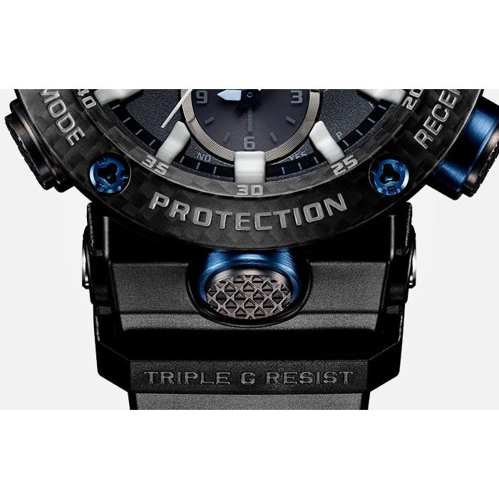 G-SHOCK GWR-B1000 ブラック/ブルー CASIO G-Shock Gravitymaster 'Black' GWR-B1000-1APR