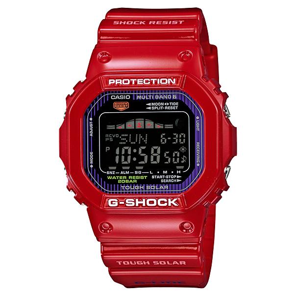 G-SHOCK Gショック G-LIDE Gライド ORIGIN オリジン カシオ CASIO 電波 ソーラー デジタル 腕時計 レッド ブラック GWX-5600C-4JF 国内正規モデル｜inst