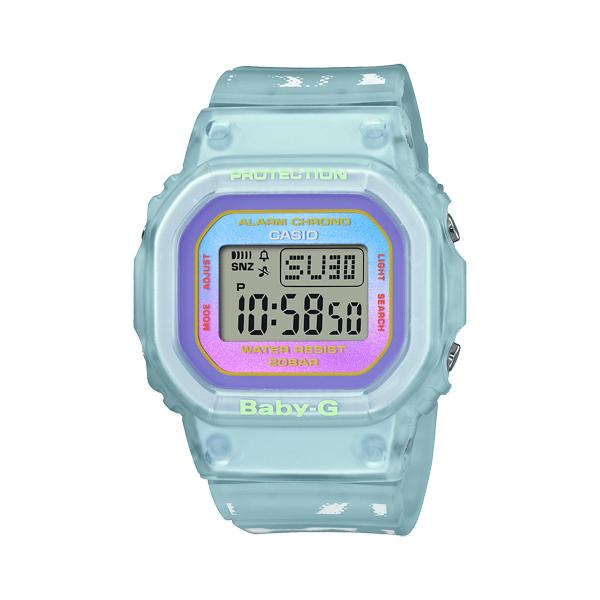 ラバコレ ラバーズコレクション 2021 サマー限定モデル ペア G-SHOCK BABY-G カシオ CASIO デジタル 腕時計 ブルー スケルトン 限定 SLV-21B-2 逆輸入海外モデル｜inst｜05