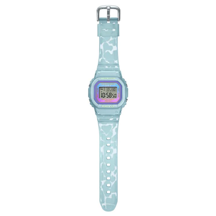 ラバコレ ラバーズコレクション 2021 サマー限定モデル ペア G-SHOCK BABY-G カシオ CASIO デジタル 腕時計 ブルー スケルトン 限定 SLV-21B-2 逆輸入海外モデル｜inst｜06