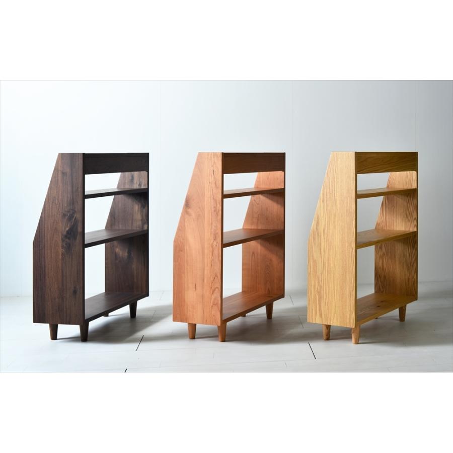 OpenBookShelf ウォールナットのオープンシェルフ 飾り棚 ディスプレイ