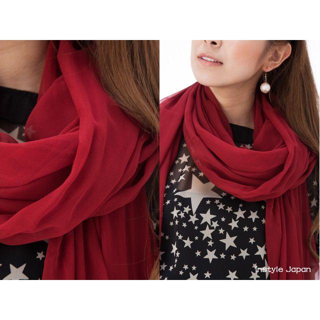 Instyle Japan スカーフ レディース ストール シルク100% ダーク Instyle Japan スカーフ レディース ストール シルク100% ダーク