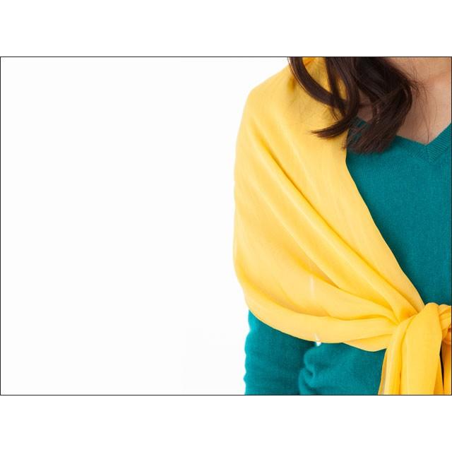 Instyle Japan スカーフ レディース ストール シルク100% 山吹色 Instyle Japan スカーフ レディース ストール シルク100% 山吹色