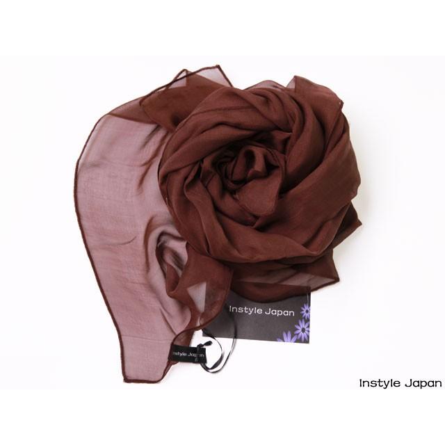 Instyle Japan（インスタイルジャパン） シルクスカーフ シフォン 大判