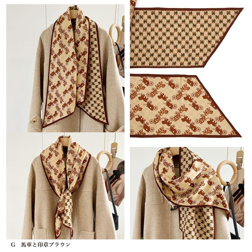 Instyle Japan シルクウール混合スカーフ 軽量で暖かい シルク40 Instyle Japan シルクウール混合スカーフ 軽量で暖かい シルク40