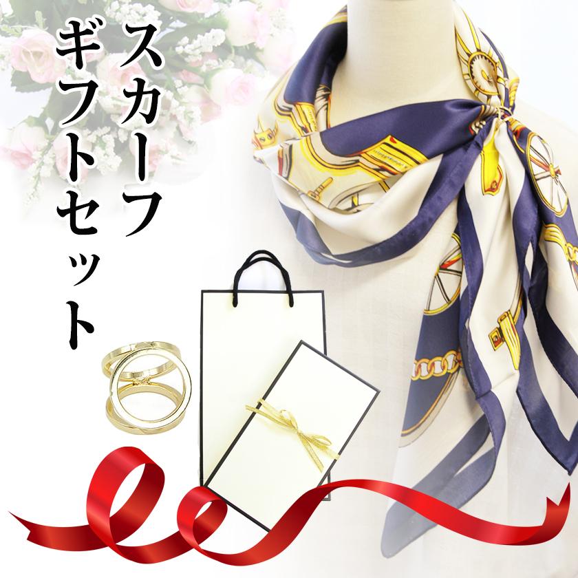 Instyle Japan シルク100% 母の日 ギフトセット スカーフ シルク Instyle Japan シルク100% 母の日 ギフトセット スカーフ シルク
