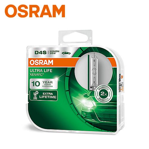 OSRAM　ドイツ製　10年保証　ECE/DOT認証取得 純正HIDバルブ交換用　ULT　D4Sバルブ　１セット（2個入）のサムネイル