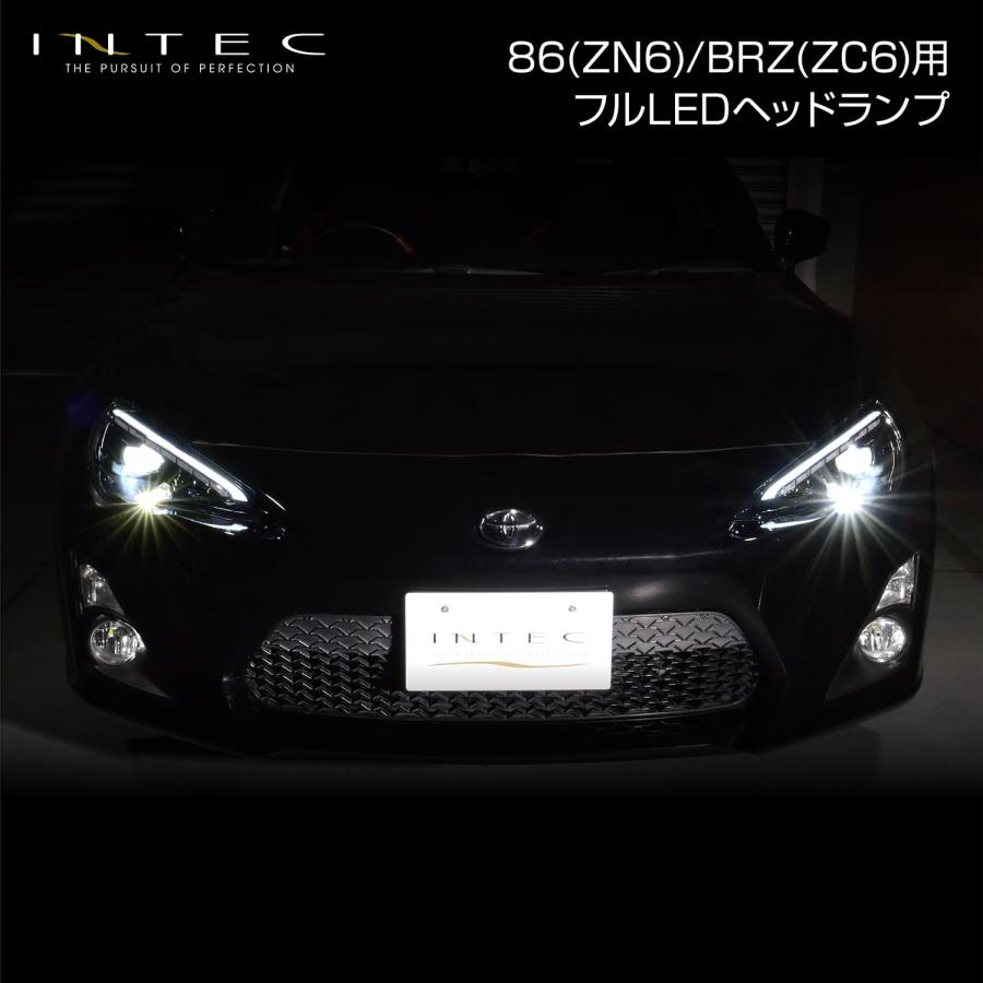 INTEC 86(ZN6) BRZ(ZC6)用 フルLEDヘッドランプ 流れる INTEC 86(ZN6) BRZ(ZC6)用 フルLEDヘッドランプ 流れる