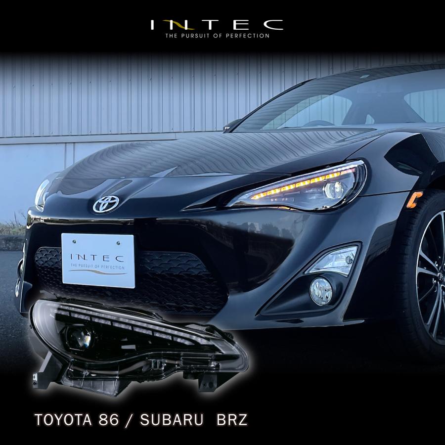 INTEC 86(ZN6) BRZ(ZC6)用 フルLEDヘッドランプ 流れる INTEC 86(ZN6) BRZ(ZC6)用 フルLEDヘッドランプ 流れる