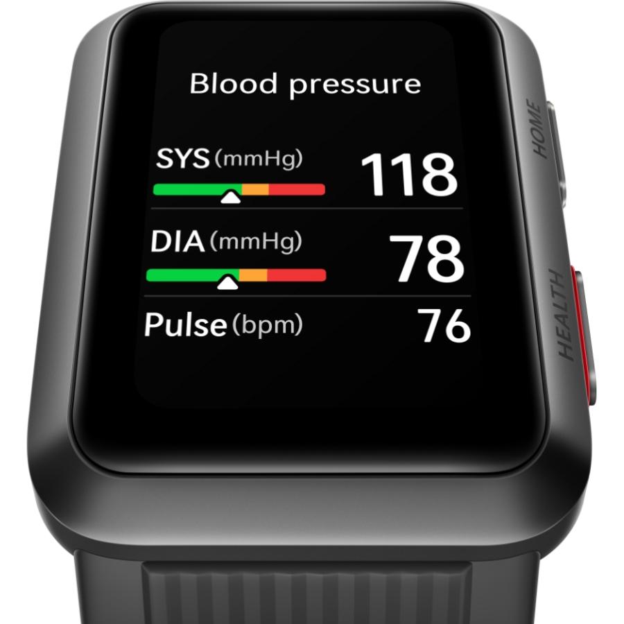 HUAWEI ファーウェイ HUAWEI WTATCH D ウェアラブル血圧計 グラファイトブラック | 