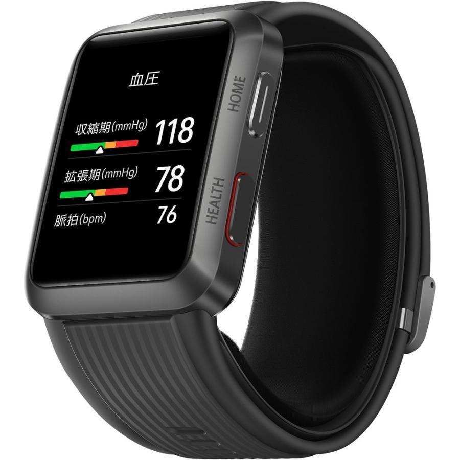 HUAWEI ファーウェイ HUAWEI WTATCH D ウェアラブル血圧計 グラファイトブラック |  | 01