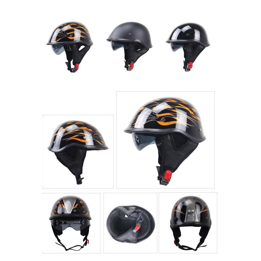 お得な情報満載バイクヘルメット ハーフヘルメット ヴィンテージ 耳カバー付き 蒸れない 半ヘル ABS製 男女兼用 半帽 シールド可動 軽量 半キャップ DOT認証 ヘルメット バイク用ヘルメット ハーフヘルメット 半キャップヘルメット 軽量 ABS製