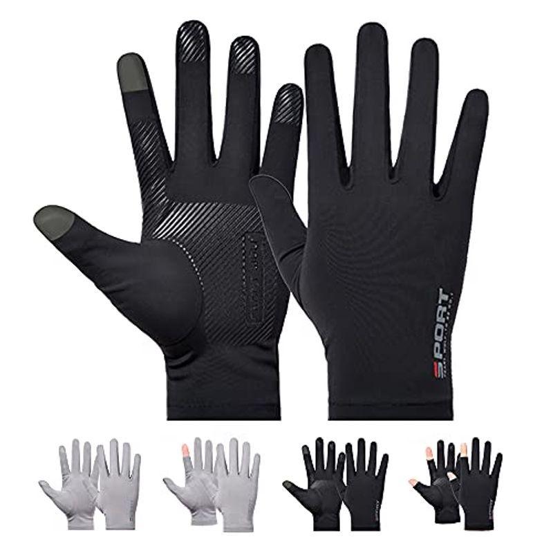 メンズ グローブ 夏用 グローブ 薄型 Uv手袋 接触冷感uvカット 通気性あり 滑り止め加工 タッチパネル対応日焼け対策 釣り 自転車 運 Z25qk2rmp2 ファッション Www Ladosur Cl