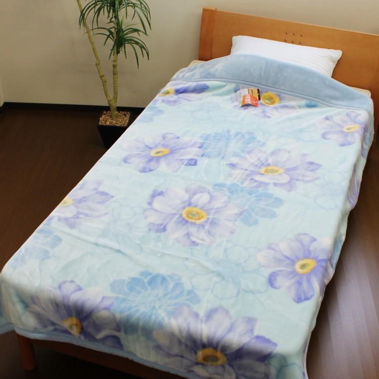 西川毛布 衿付2枚合せあったか毛布(マーガレット)シングルサイズ(送料無料)|intekoubo-y|07