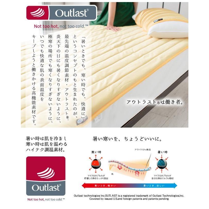品揃え豊富で 国産アウトラスト スパスポーツ敷パッドシーツシングル 送料無料 シーツ・カバー