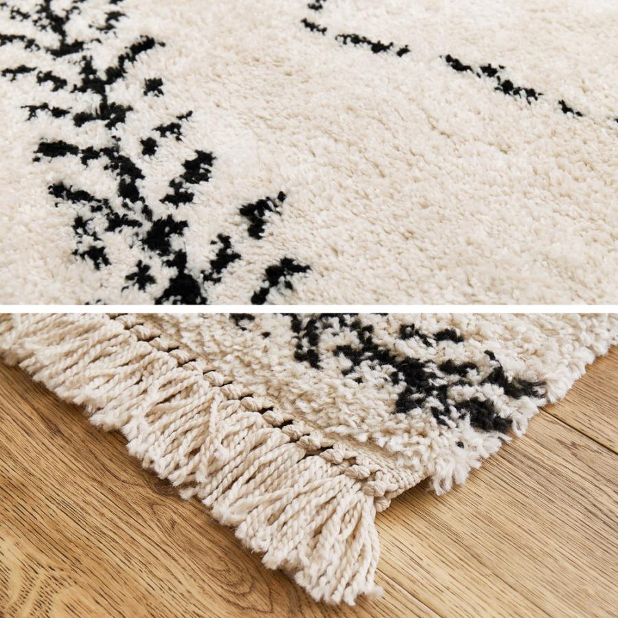 ウィルトンラグ BOHO 約200×250cm（約3畳相当） ベニワレン風 モロッコ 