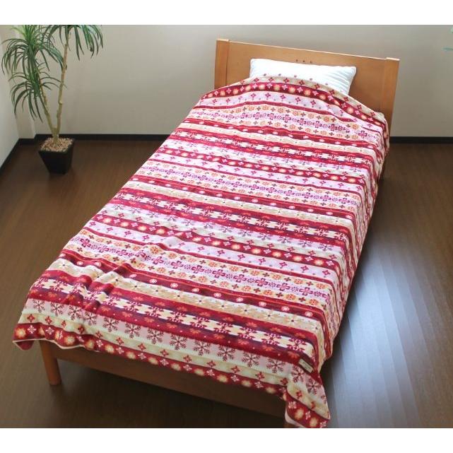 京都西川ふんわりやわらかわた入り毛布 ぬくもりの森 シングルサイズ