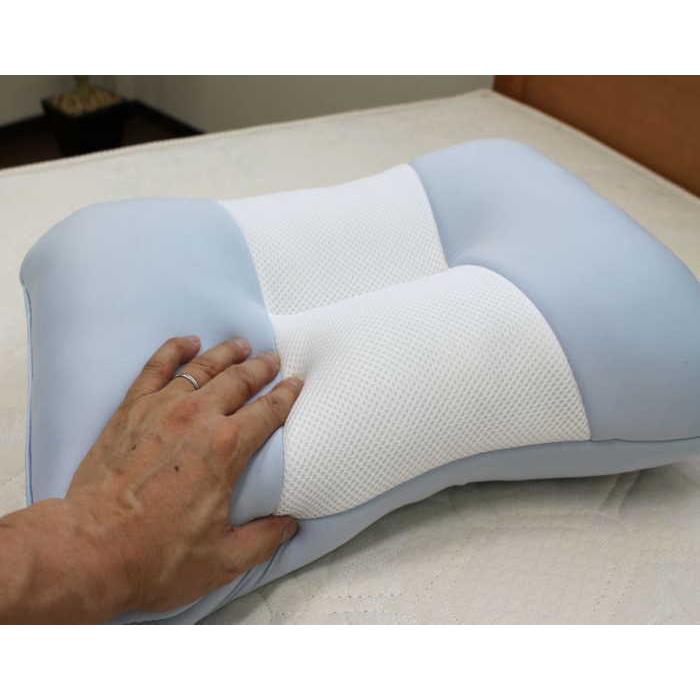 【西川　AIR】　ジッパー付き枕 ホワイト/イエロー 西川 AIR】 ジッパー付き枕 ホワイト/イエロー 西川 nishikawa