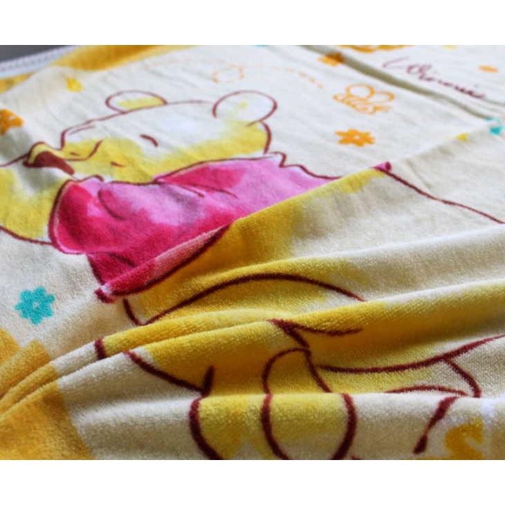 Disney お昼寝ケット/タオルケット ディズニー綿100％・くまのプー（ハニースリープ）（85×115cm）（M-LDTN-665 ...