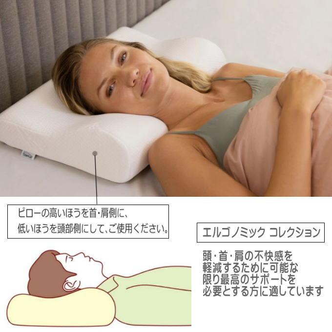 値下げ 新品未使用 テンピュール枕 S 白色カバー付き テンピュール（TEMPUR） テンピュール（オリジナルネックピロー