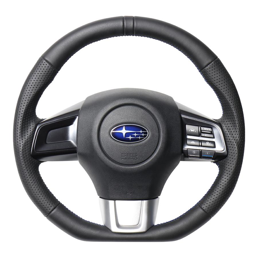 STI ステアリングホイール 未使用 取扱説明書付き （箱無し） REAL-レアル 純正交換ステアリング SUBARU WRX S4 (VAG) H26(2014).8