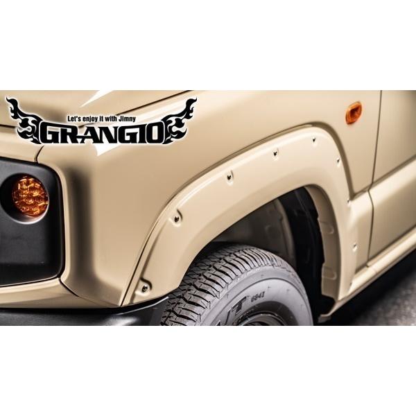 ジムニー６４オーバーフェンダー ケースペック GRANGIO/オーバーフェンダーキット/Z2S純正色塗装仕上げ