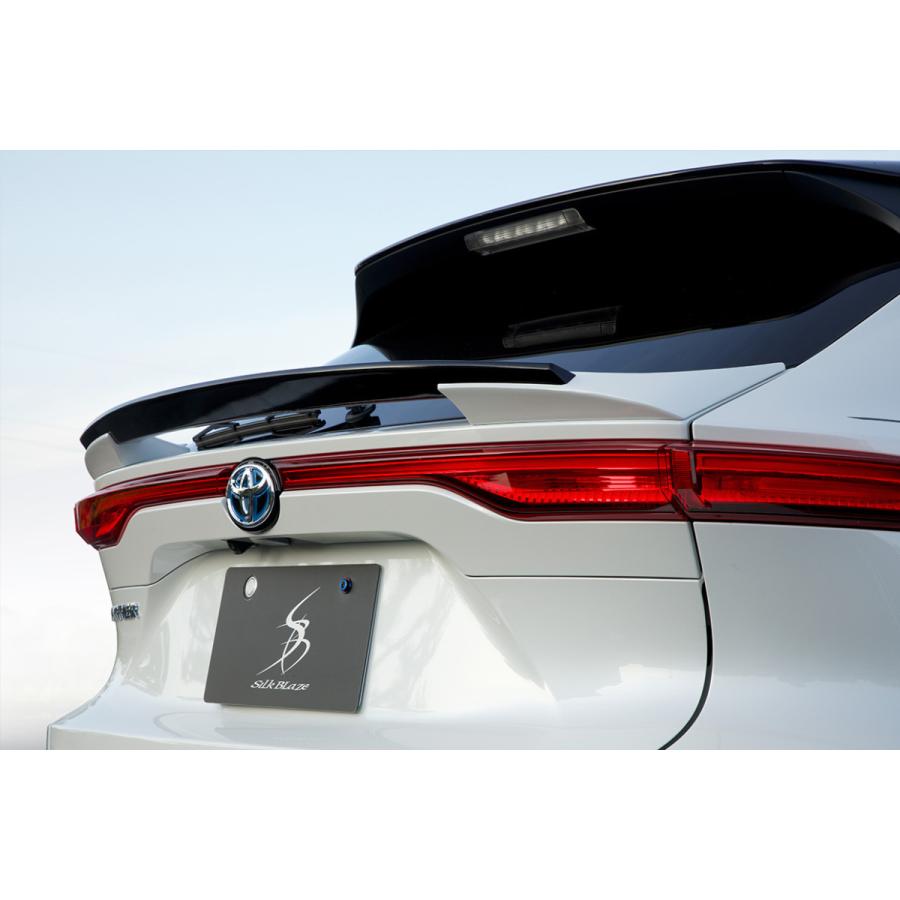 SilkBlaze トヨタ 80系ハリアー/MXUA80/ MXUA85/ AXUH80/ AXUH85 リアゲートウイング 　カラー：070/YR562ガンメタ塗分け塗装済