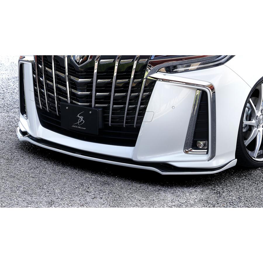 KingSILK BLAZE 30系アルファードフロントリップType-S トヨタ【30系アルファード[S] 後期】SilkBlaze フロントリップ