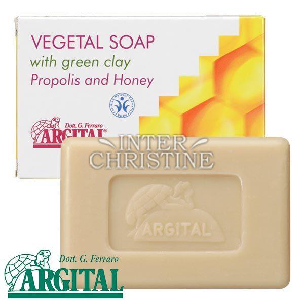 アルジタル　ヴェジタルソープ（プロポリス＆ピュアハニー）標準重量100g（混合肌・大人ニキビ肌用石鹸） | ARGITAL | 01
