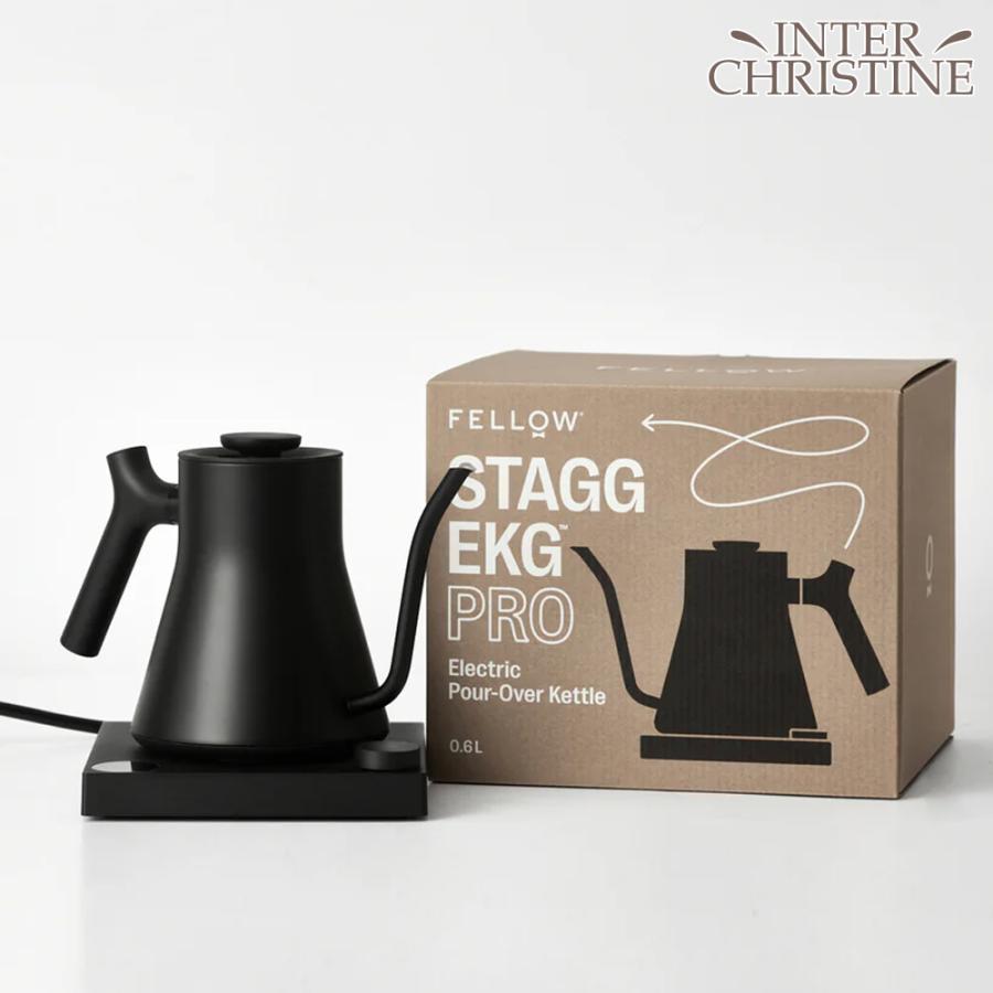 【正規販売店】FELLOW Stagg EKG PRO フェロースタッグ 温度計付き電気ケトル 600ml(0.6L) ブラック |  | 01