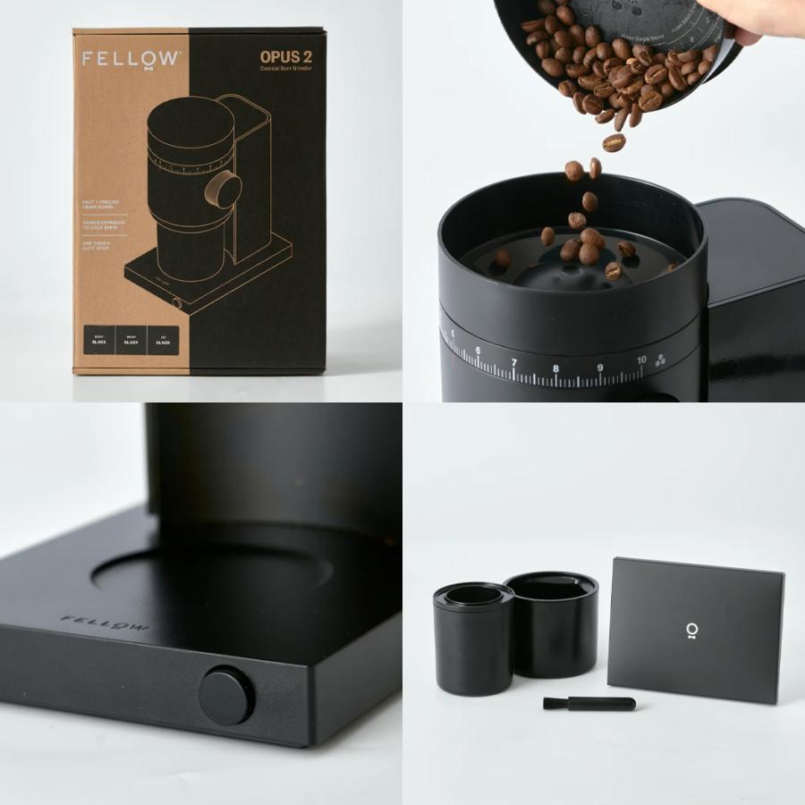 Fellow Opus2 Conical Burr Grinder（フェロー オーパス2 コニカルバー グラインダー）メーカー保証2年 FELLOW フェロー 電動コーヒーグラインダー コーヒーミル |  | 11