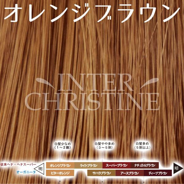 グリーンノートヘナ オレンジブラウン 100g ×3箱セット : インター