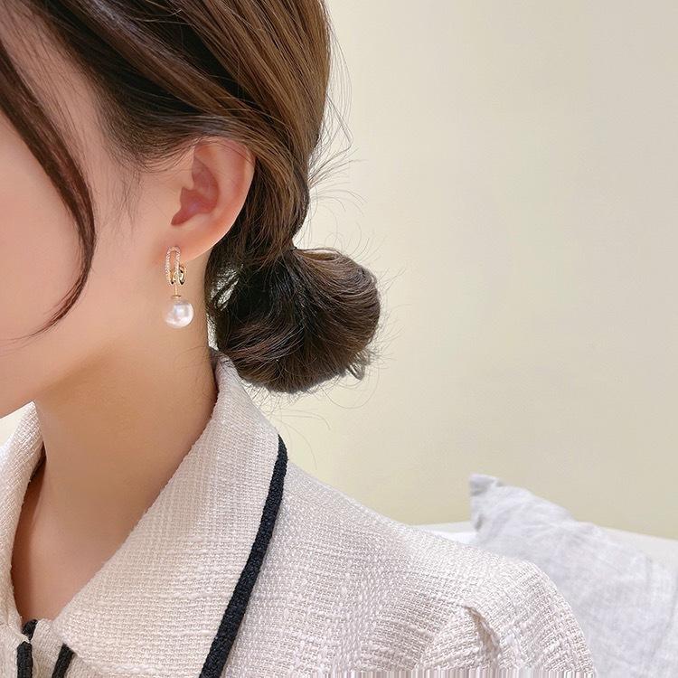ピアス レディース 揺れる パール シンプル プレゼント 6WAY 20代 30代
