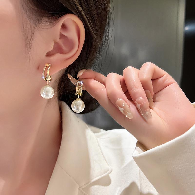 ピアス レディース 揺れる パール シンプル プレゼント 6WAY 20代 30代