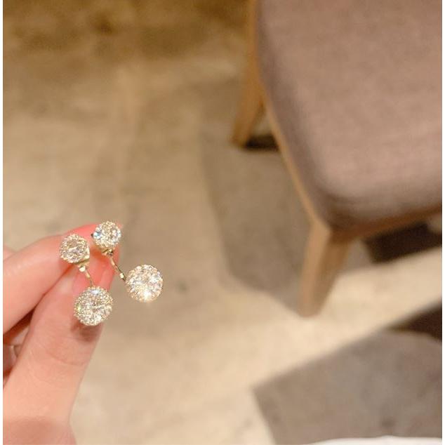 ピアス レディース ジルコニア スタッド 揺れるピアス 揺れる 大ぶり