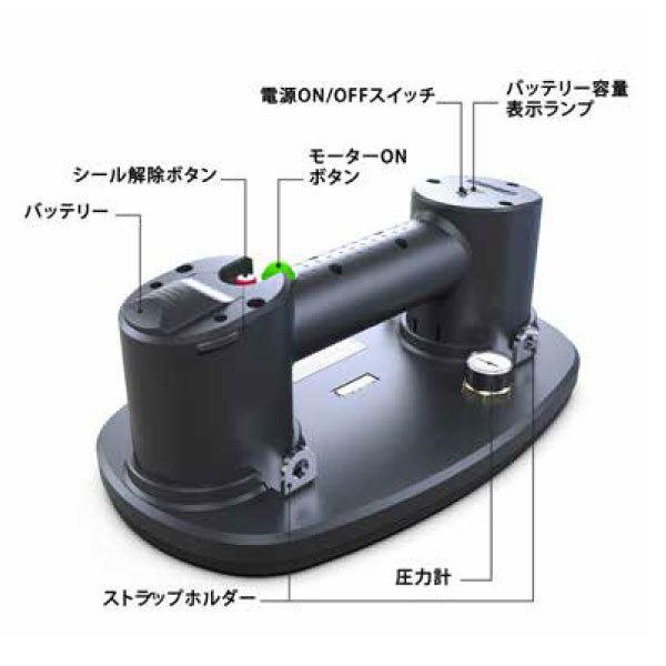 ポータブル電動バキュームリフター GRABO PlusS(グラボプラスS）基本