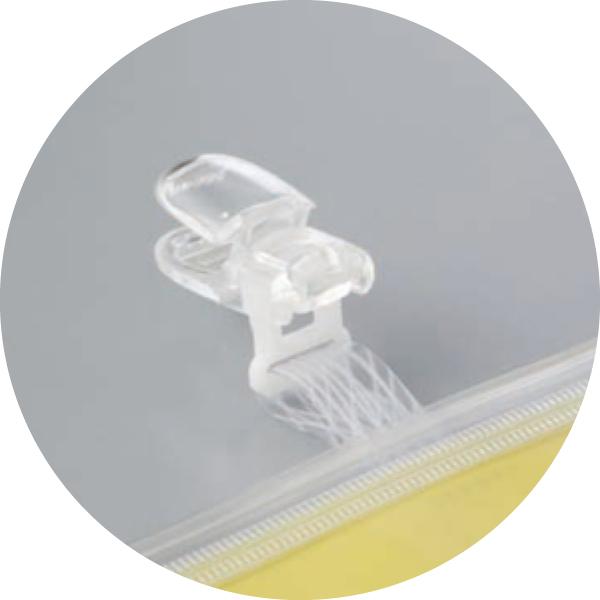 ファスナー付腕章 （クリップタイプ） 緑 腕章 差し込み式 差し込み