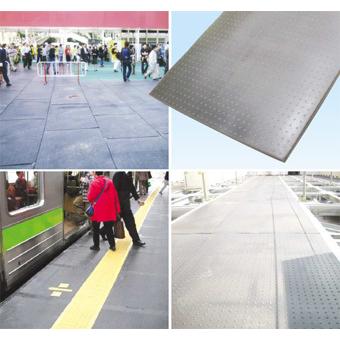 ブラックターフ 10mm厚×1m幅×2m 日東化工 ゴムマット 養生シート 養生