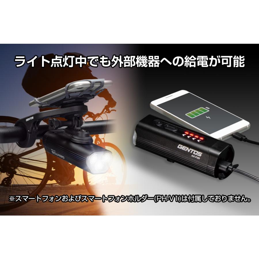GENTOS ジェントス バイクライト AX-P3R ライト ヘッド led 登山 キャンプ