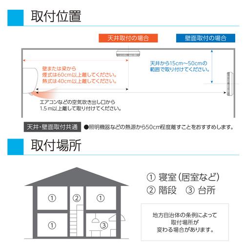 住宅用火災警報器 90mmサイズ 煙式 FSKJ225-B-N 50個 FSKJ225-B-N-3