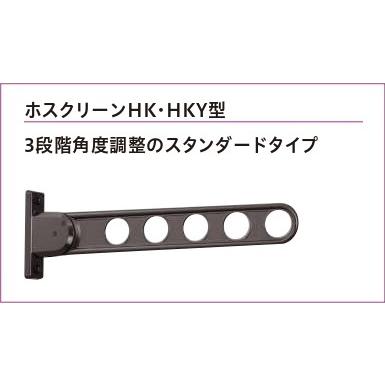 川口技研 ホスクリーン 窓壁タイプ ダークブロンズ 2本セット hk-55-db ベランダ 物干し 壁 付け 取り付け 洗濯物干し ベランダ 物干し 爆買
