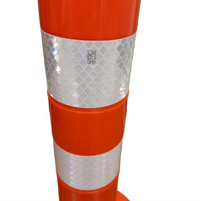 サンセルフ ソフトコーン 400mm ベースタイプ オレンジ ポール