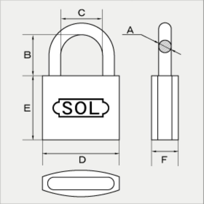 シリンダー南京錠 15サイズ 普通品 12個セット smz-nan-001 爆買_1