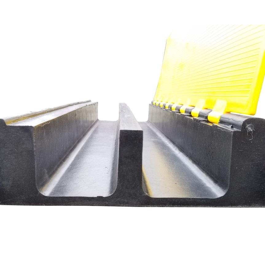 ケーブルガード (ケーブルプロテクター) 大口径 2列配管タイプ 本体