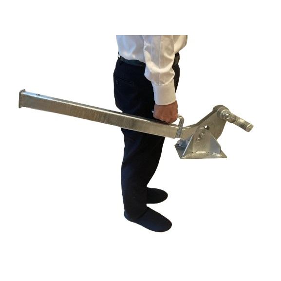 単管用杭抜き 縮まるさん 伸縮タイプ 48.6φ用 | 杭抜き 杭抜き機 手動